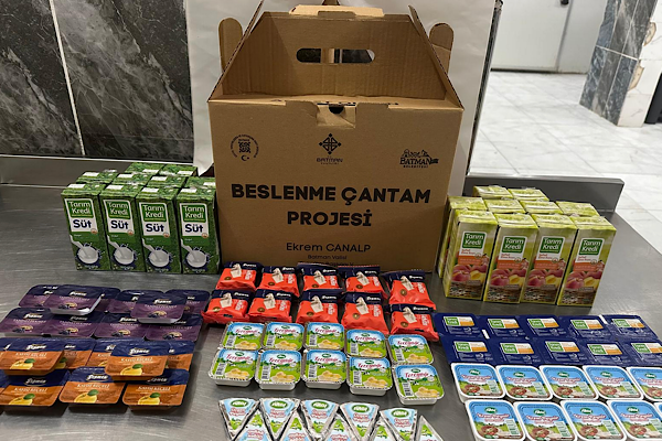Batman’da “Beslenme Çantam” projesi başladı