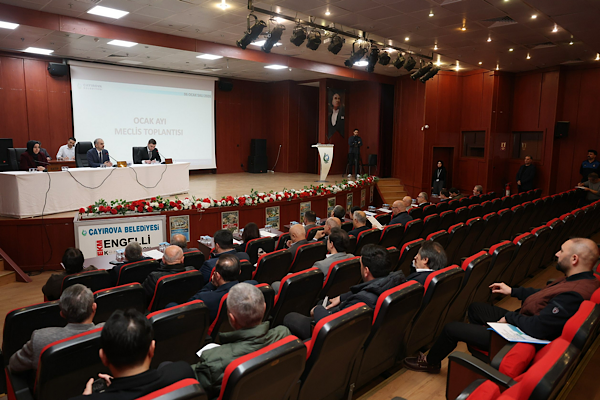 Çayırova'da yeni yılın ilk Meclis Toplantısı yapıldı