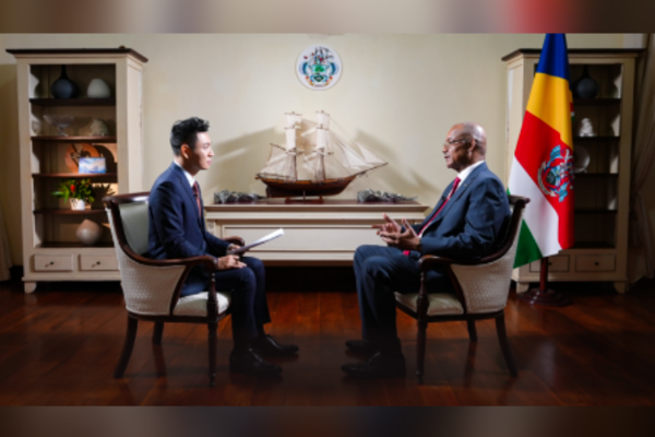 Seyşeller Cumhurbaşkanı Herminie: Çin ile kazan-kazan için çalışmaya hazırız