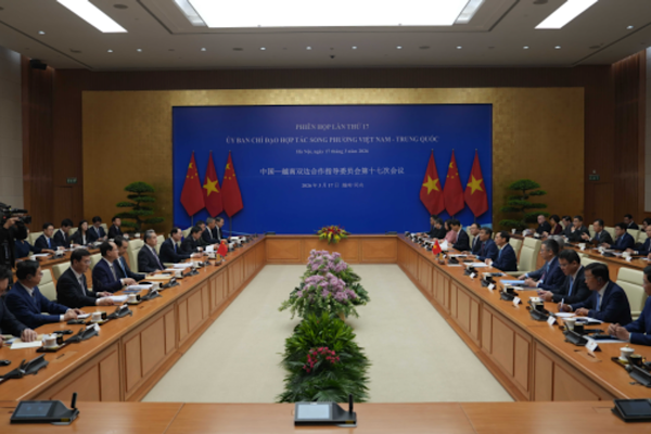 Çin-Vietnam İkili İşbirliği Yönlendirme Komitesi'nin 17. Toplantısı Hanoi’de düzenlendi