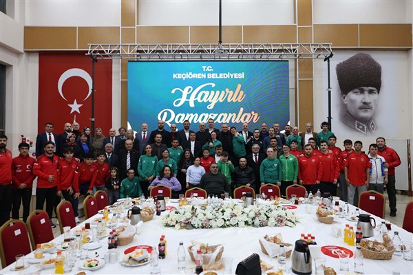 Keçiören'de Ramazan boyunca 450 bin kişi  iftar sofrasında buluştu