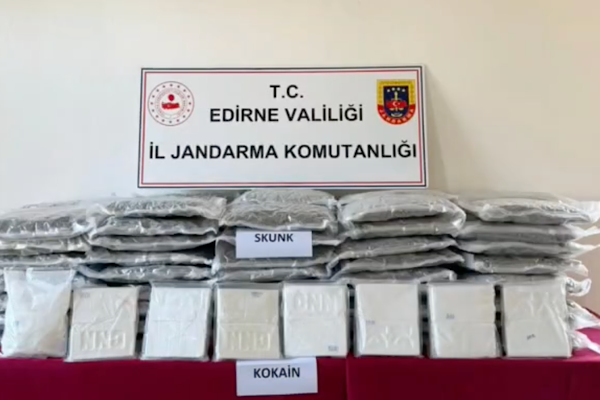 Edirne’de uyuşturucu operasyonu 