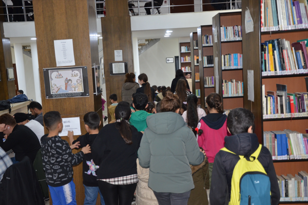 Diyarbakır'da 130 çocuk, kütüphane ziyareti gerçekleştirdi