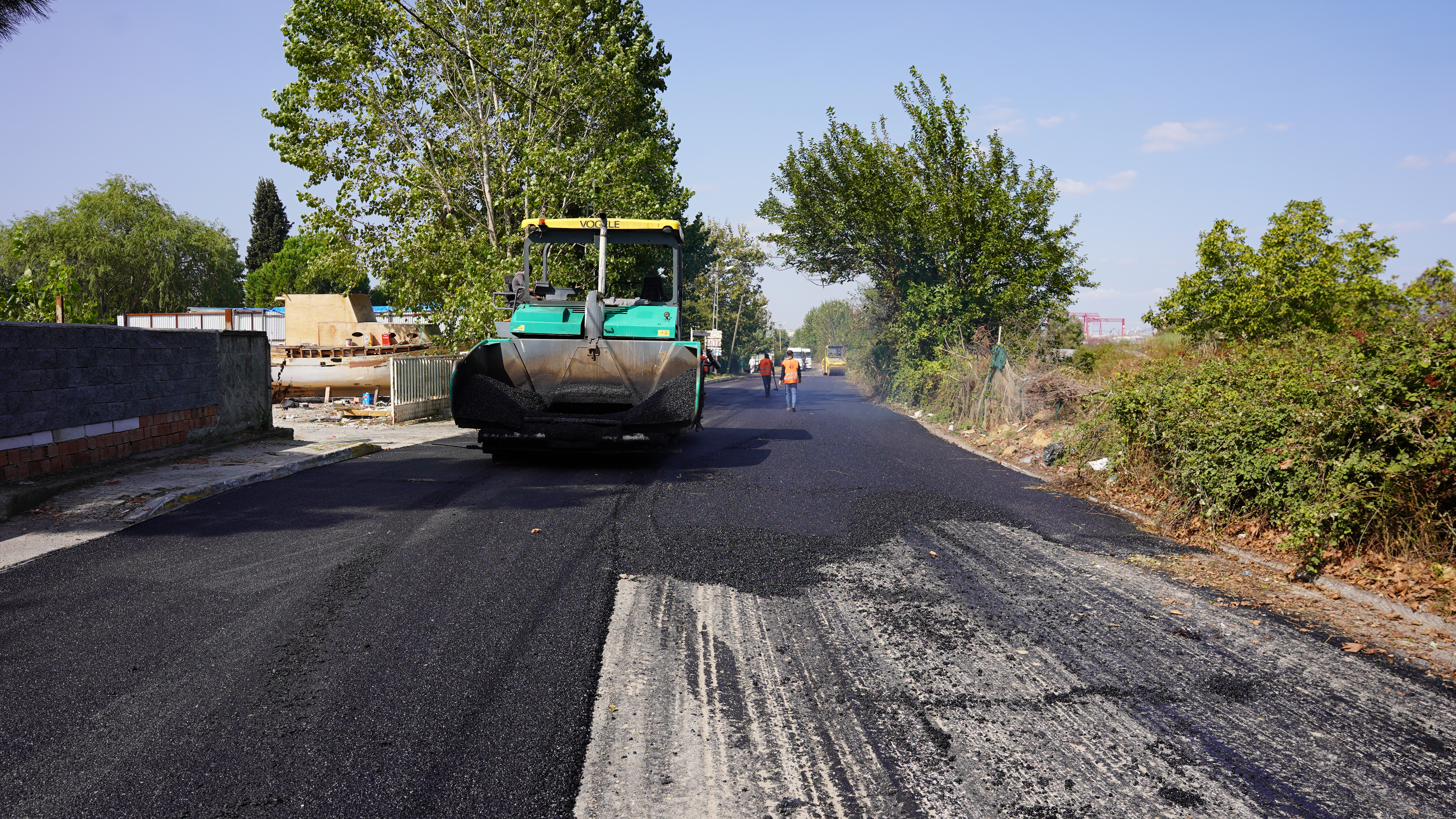 Tuzla Belediyesi 2023’te 100 bin ton asfalt serdi