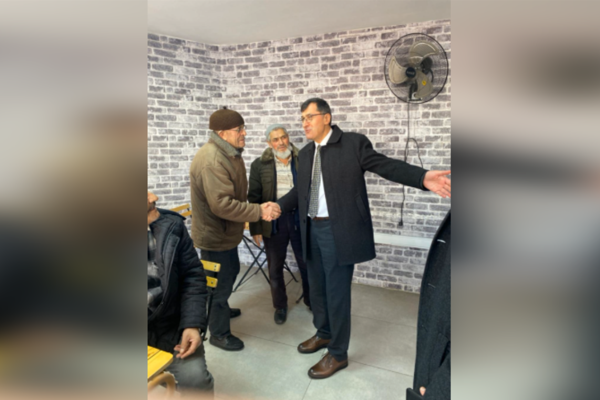 Başkan Kahveci, vatandaşlarla bir araya geldi