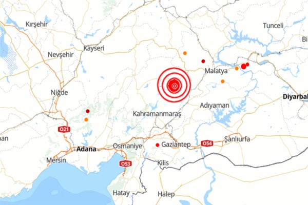 Kahramanmaraş'ta deprem