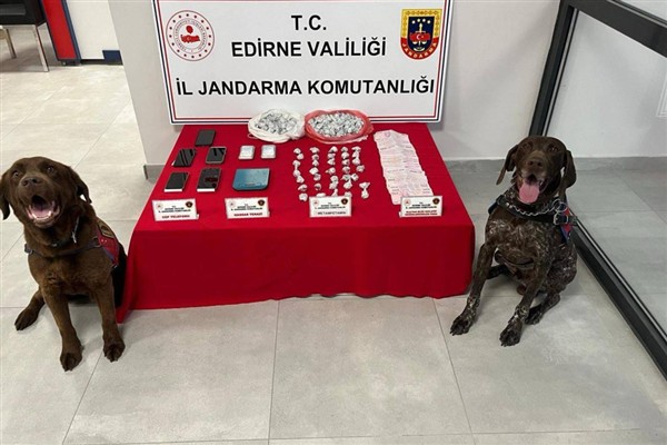 Edirne’de 1 kilo 225 gram uyuşturucu ele geçirildi 