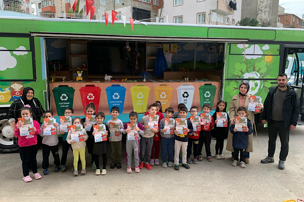 Çayırova’da çocuklara sıfır atık eğitimi