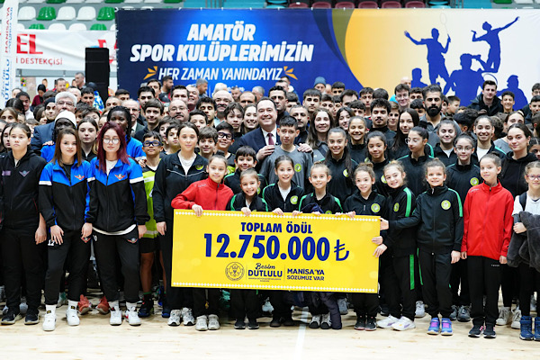Manisa’da 123 amatör spor kulübüne 12 milyon 750 bin TL destek
