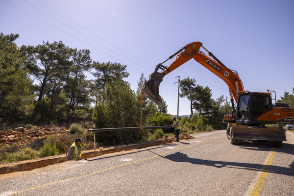 Urla'da 40 kilometreyi aşan içme suyu hattı