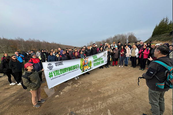 Yalova’da doğa yürüyüşü etkinliği 