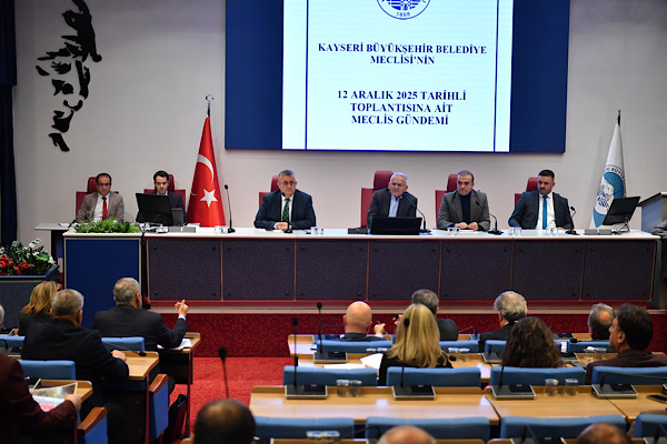 Kayseri'de Yılın Son Meclis Toplantısı yapıldı