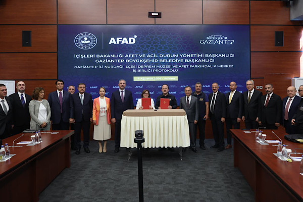  Gaziantep'te Deprem Müzesi ve Afet Farkındalık Merkezi için iş birliği protokolü