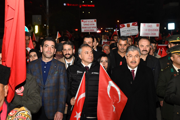 Osmaniye’de “7 Ocak Fener Alayı Yürüyüşü” düzenlendi