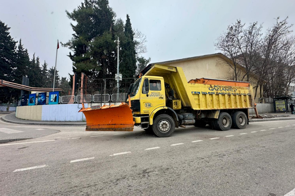 Gaziantep'te karla mücadele çalışmaları tamamlandı