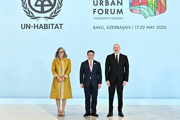 Aliyev, 13. Dünya Şehir Forumu’na katıldı