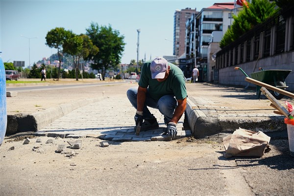 Giresun'da engelli rampaları yenileniyor