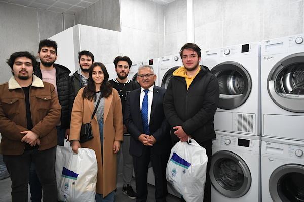Kayseri’de 11 bin öğrenciye ücretsiz çamaşır hizmeti