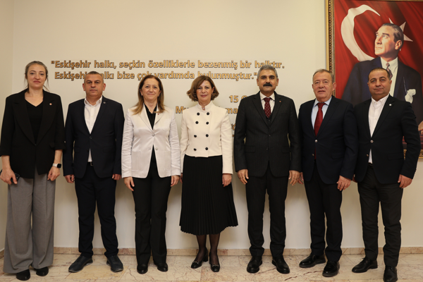 DİSk heyetinden Başkan Ünlüce'ye ziyaret