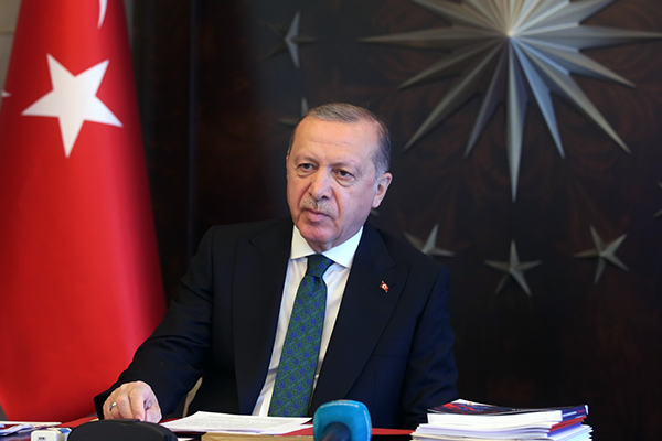 Cumhurbaşkanı Erdoğan, Çekmeköy Belediye Başkanı Orhan Çerkez’i kabul etti