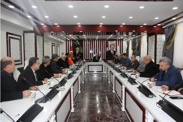 Batman'da Kış Tedbirleri ile İlgili Koordinasyon Toplantısı yapıldı