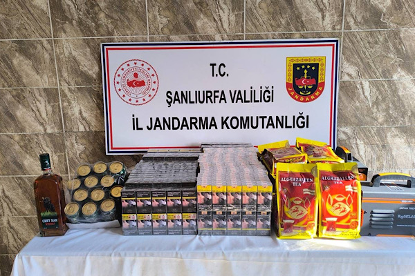 Şanlıurfa’da kaçakçılık operasyonu