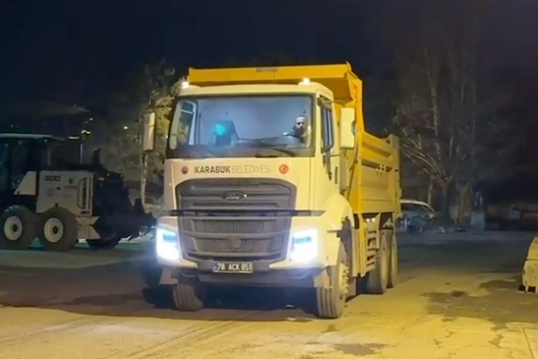 Karabük’te kar yağışına karşı önlemler alındı