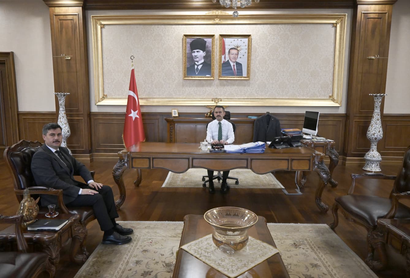 Başmüdür Karakuş'tan Vali Aktaş'a ziyaret