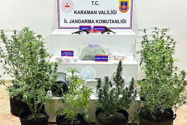 Karaman'da asayiş, narkotik operasyonları