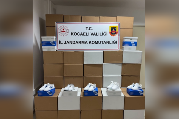 Kocaeli’nde sahte ayakkabı operasyonu