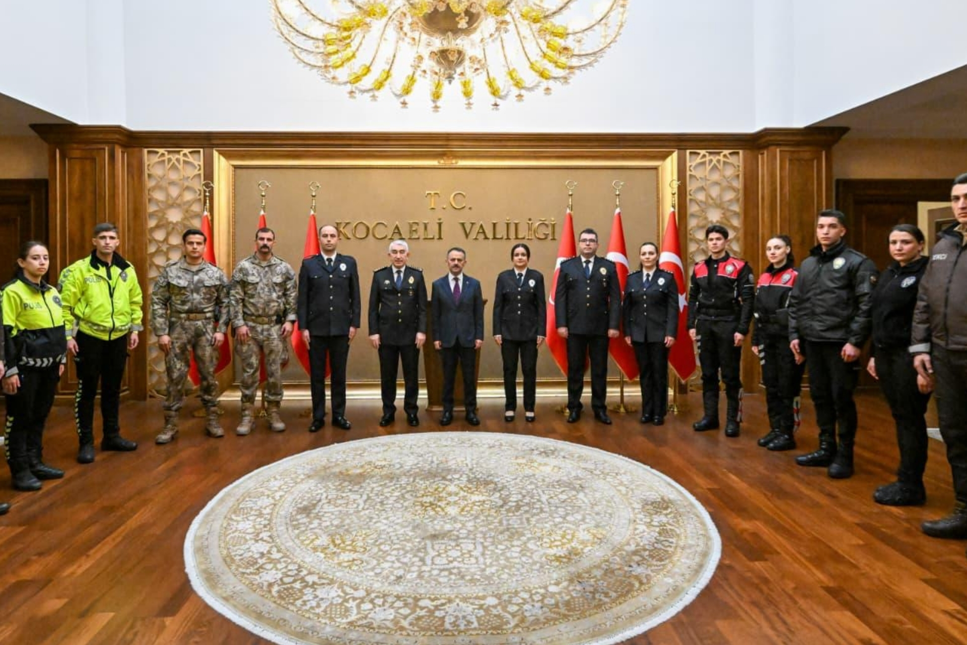 Vali Aktaş, polis teşkilatı heyetini kabul etti