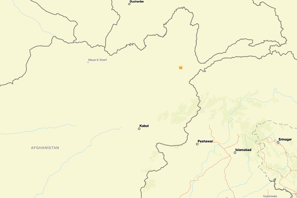 Afganistan'da deprem