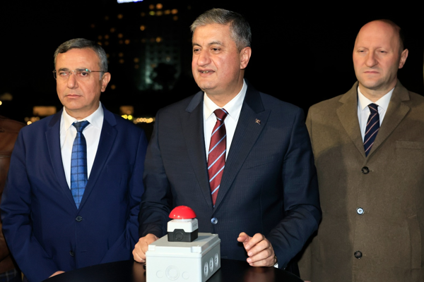 Taşköprü'de aydınlatma çalışmalarının ilk etabı tamamlandı