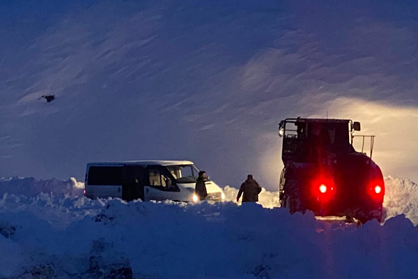 Malatya’da karla mücadele çalışmaları aralıksız devam ediyor
