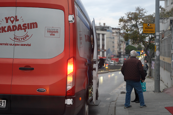 Maltepe'de ücretsiz ulaşım hizmeti başladı