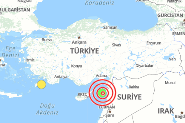 Akdeniz’de deprem