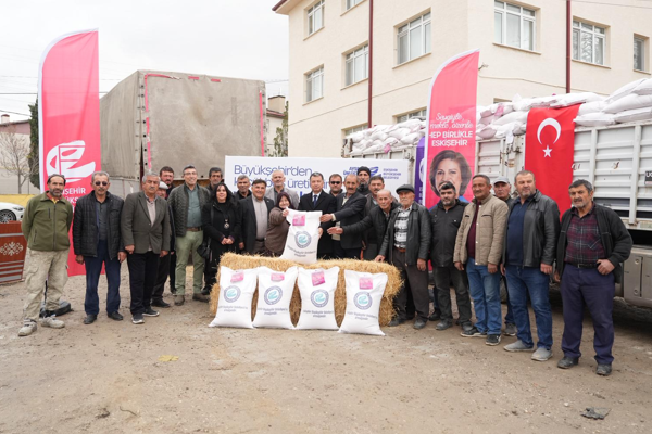 Eskişehir Büyükşehir Belediyesi'nden Günyüzü'ndeki üretilere destek