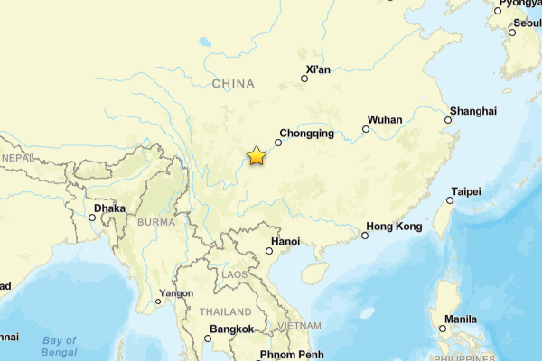 Çin'in Xunchang kentinde 5.0 büyüklüğünde deprem oldu
