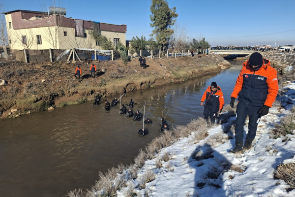 Şanlıurfa'da sulama kanalında kaybolan vatandaşı arama çalışmaları sürüyor