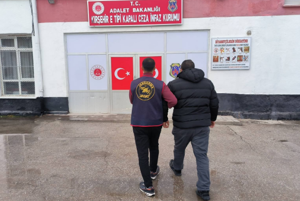 Kırşehir'de 4 yıl 2 ay hapis cezası bulunan şahıs yakalandı