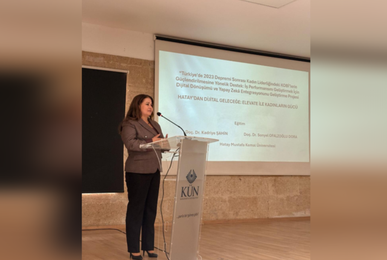 Hatay depreminden etkilenen kadın girişimciler için ELEVATE Projesi