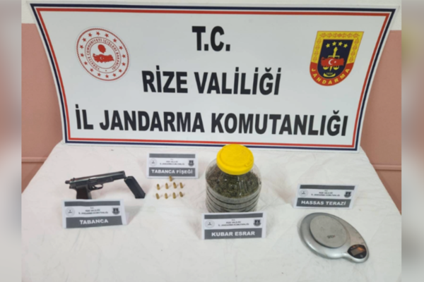 Rize'de uyuşturucu operasyonu