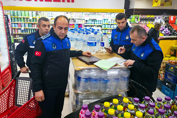 Gemlik'te zincir marketlere denetim