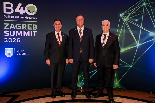 Başkan Aras, B40 Balkan Şehirleri Ağı Zirvesi’ne katıldı