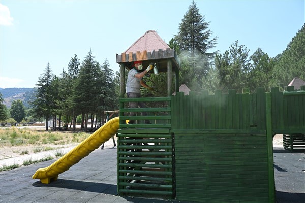 Gölcük Tabiat Parkı’na düzenleme çalışmaları yapılıyor