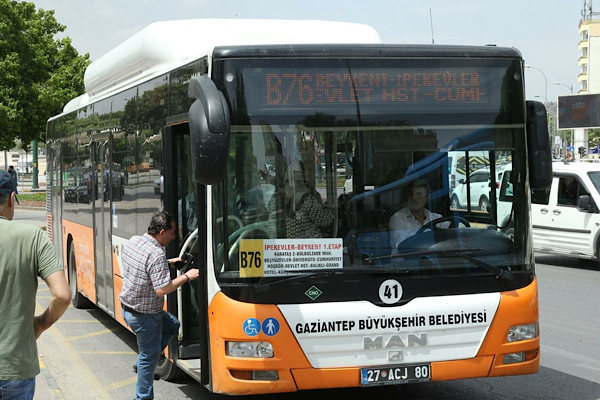 Gaziantep’te LGS günü ulaşım ücretsiz 