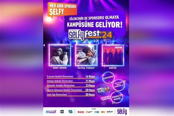 Türk Telekom’un gençlik markası Selfy ile ‎kampüslerde ‎festival coşkusu başlıyor