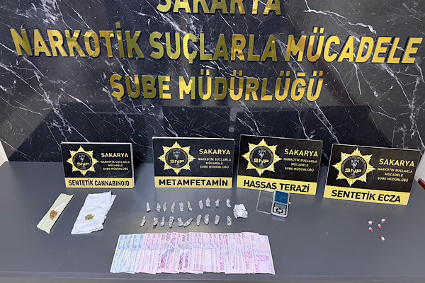 Sakarya’da uyuşturucu operasyonu