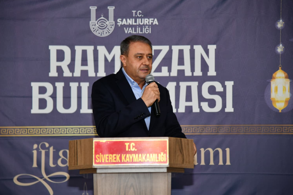 Şanlıurfa Valisi Şıldak, Siverek'te vatandaşlarla iftarda buluştu