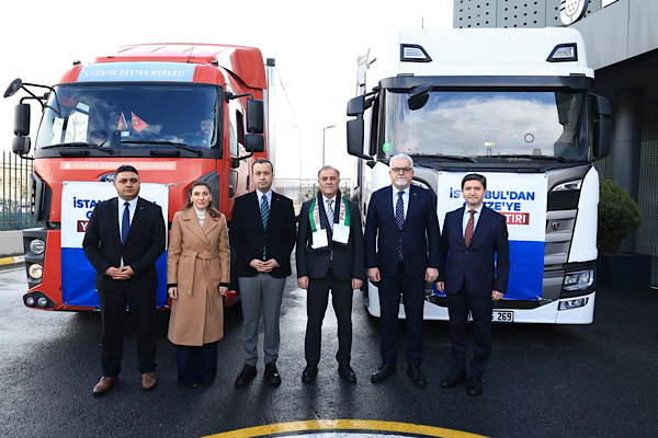 İstanbul'dan Gazze’ye ikinci yardım sevkiyatı yapıldı